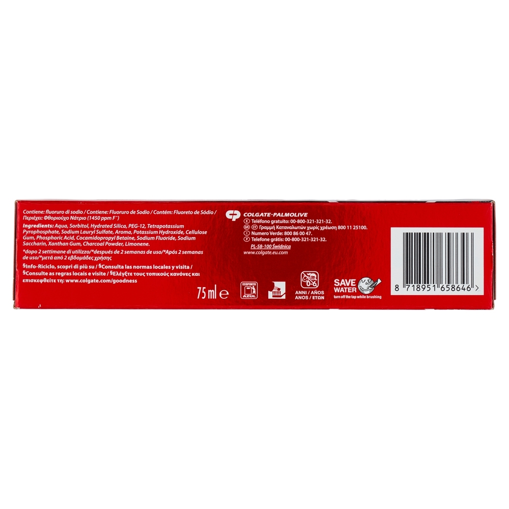 Colgate dentifricio sbiancante Max White Carbone Attivo 75 ml